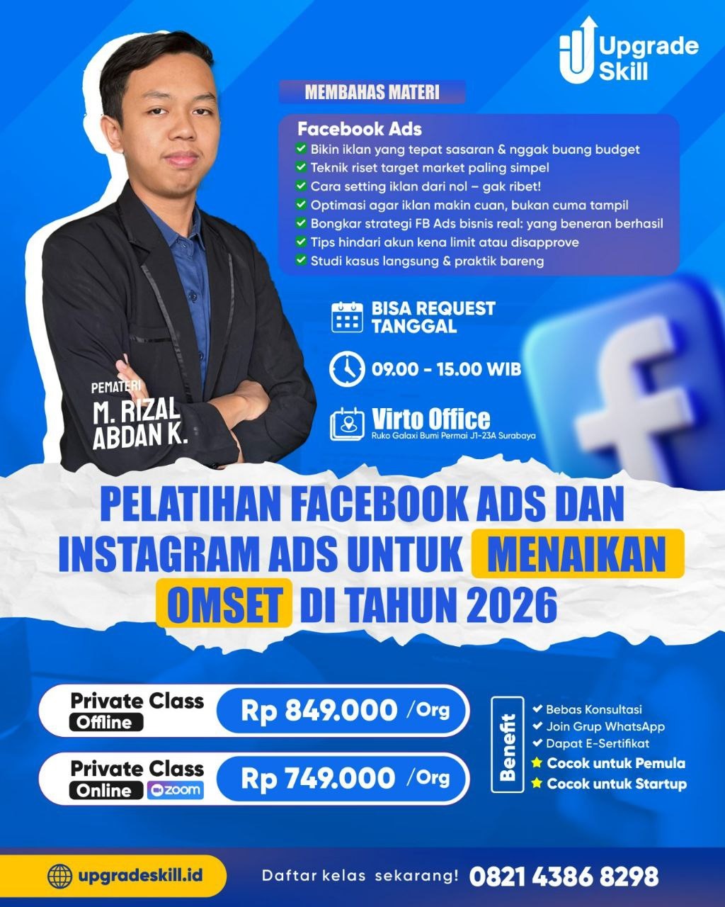 Private Class: Pelatihan Facebook Ads & Instagram Ads