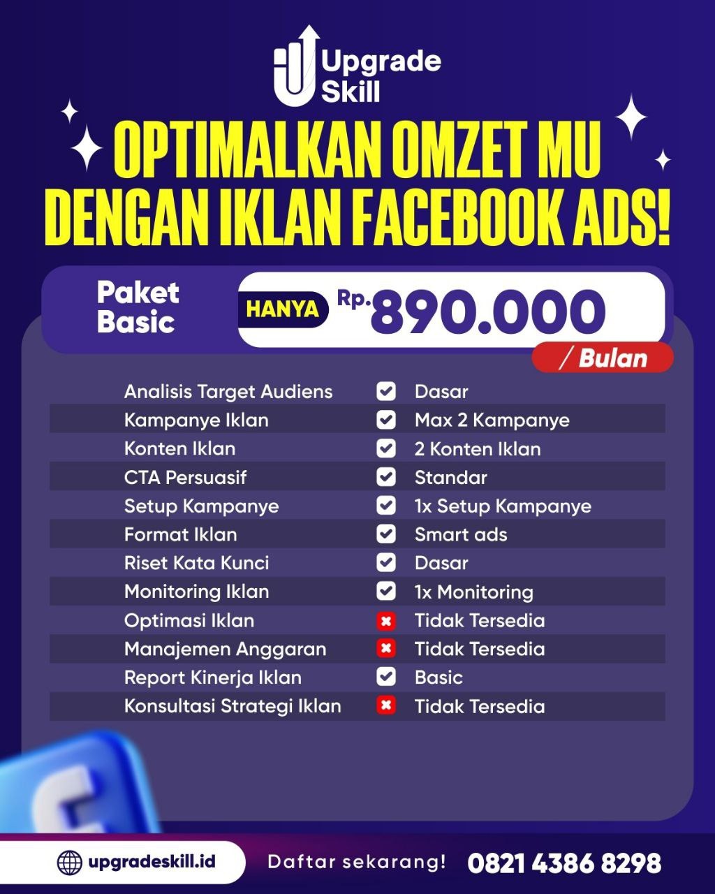 IKLAN FACEBOOK FOR BASIC